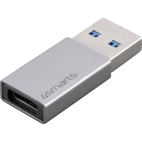 4Smarts USB 3.2 Gen 1 (USB 3.0) Adapter [1x USB 3.2 Gen 1 Stecker A (USB 3.0) - 1x USB-C® Buchse] (1/5)