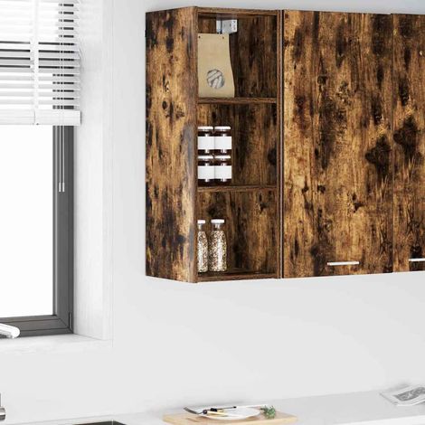 Hängeschrank Geräucherte Eiche 30 x 29,5 x 80 cm Holzwerkstoff