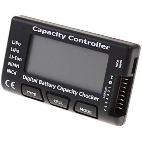Cellmeter 7 Testeur de cacité et de tension numérique pour batteries LiPo, Liion, NiMH et NiCd (1/5)