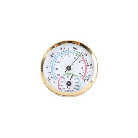 Mini Thermomètre Hygromètre Intérieur pour Bureau Maison Jardin Serre sans Batterie - (1/5)