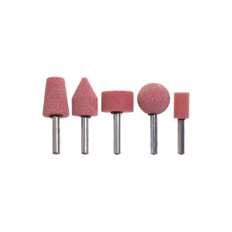 MOLETTE ABRASIVE IN CERAMICA- in set da pz.5 assortite, codolo mm.6 PG 399.00 - 2 blister PG