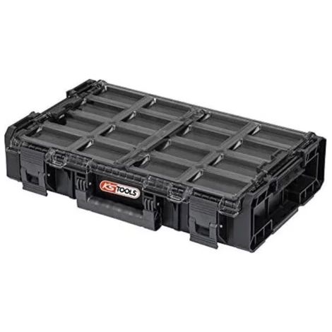 Kstools – Mallette organiseur 12 compartiments – Ultra-robuste – Étanchéité à l'eau et à la poussière – Poignée bi-matière pour transport facile (1/3)