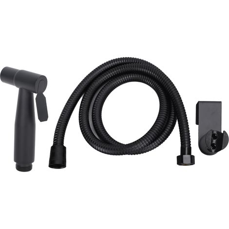 Kit de pulvérisation de bidet pour salle de bain, sans trou, en acier inoxydable 304, avec buse pressurisée et raccord G1/2 (1/5)