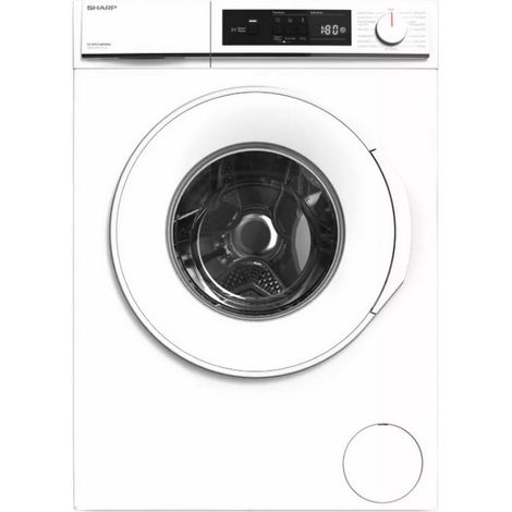 Lavadora de carga frontal de 7 kg, 1400 rpm - ESNFA714BWNNA - Sharp -
