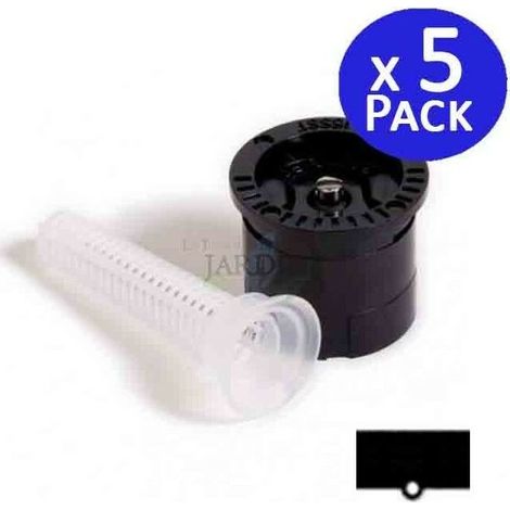 Lot de 5 Buse pour diffuseurs d'arrosage à bande latérale Rain Bird 9SST, portée 2,7 x 5,5 mètres (1/5)