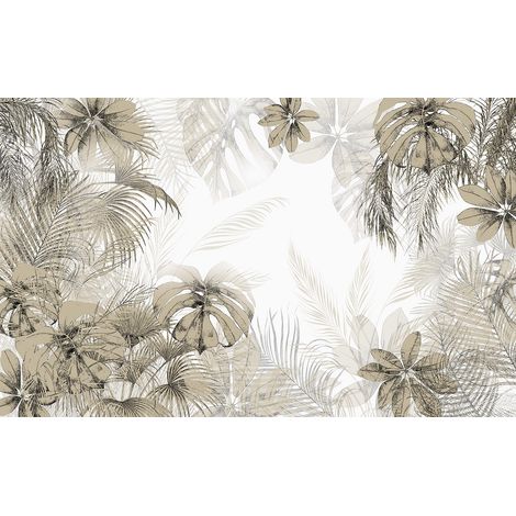 Papier peint panoramique - Plantes Tropicales - 130 cm x 81 cm (1/2)