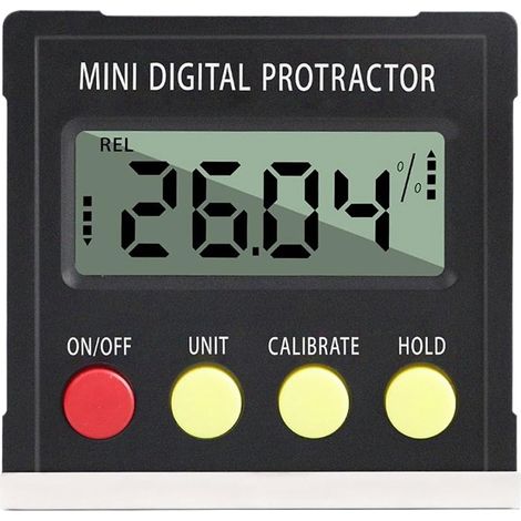 CCYKXA Magnetischer digitaler Winkelmesser, batteriebetrieben mit Basisstation, digitales Winkelmessgerät für die Bearbeitung von Werkstücken und Holz. (1/5)