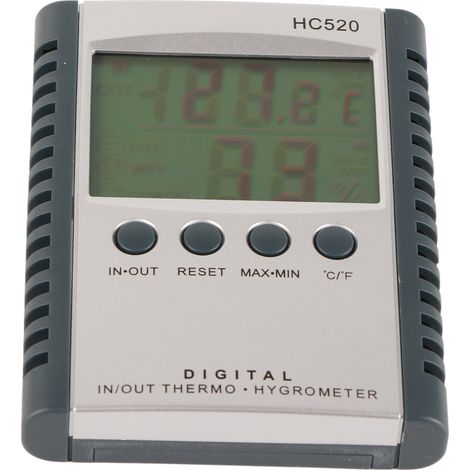 Digitales LCD-Thermometer-Hygrometer für den Innen- und Außenbereich