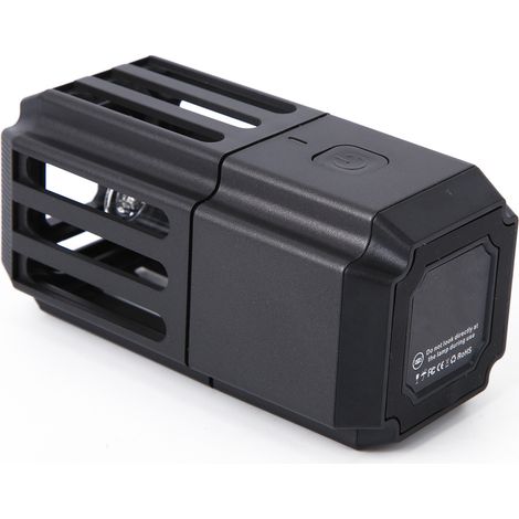 Tragbares UV-Lichtgerät, ABS-Gehäuse, schwarz, wiederaufladbar, integrierter Akku, 5 W, DC 5 V/2 A, mit USB-Kabel (1/5)