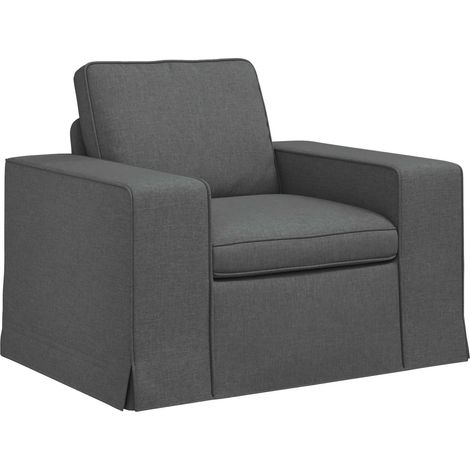 Sofa Dark Grey 103 x 80 x 82 cm Fabric vidaXL (1/5)