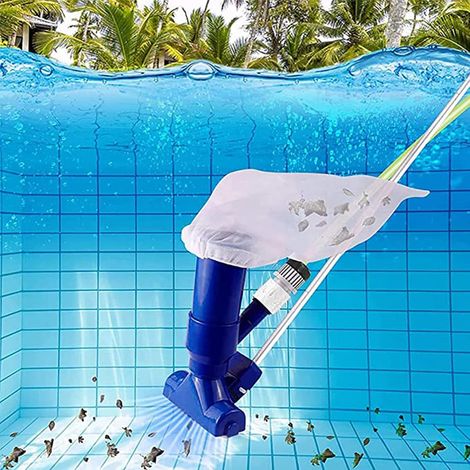 Portable Swimming Pool Cleaner, Swimming Pool Vacuum Cleaner, Can be Attached to Garden Hose Underwater Cleaner, for Pool Pond Fountain Above Spa (1/5)