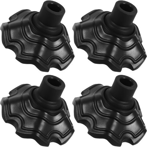 Lot de 4 protège-Pieds de Table pour Chaise Lunaire Pliables Portables pour l'extérieur Noir (1/5)