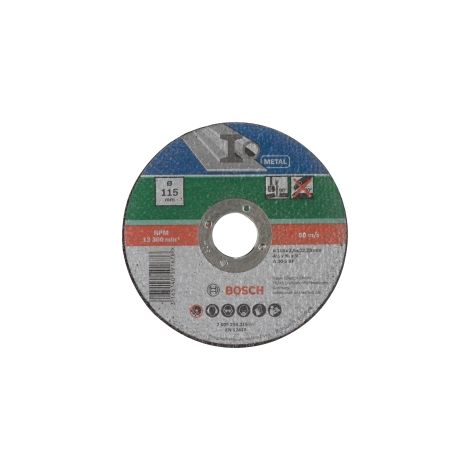 Bosch 2609256315 DIY Mola da Taglio Dritta per Metallo, 115 mm x 2.5 mm, 1 pezzo