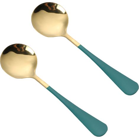 Cuillère À Soupe - Acier Inoxydable 18/10 - Usage Cuisine Domestique Et Professionnelle - Lot De 6 (1/5)