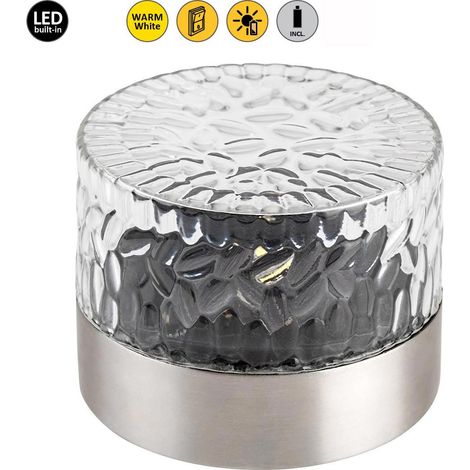 Lampe table solaire LED 0,5W inox IP44 Lentula Rabalux (1/5)