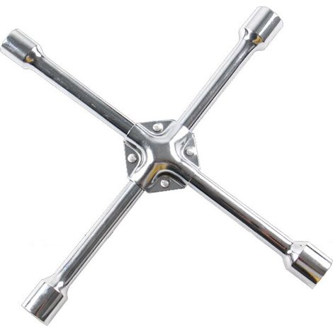 Chiave a croce 1/2 girabacchino bussole 17 19 21 23 mm per ruote auto furgoni (1/5)
