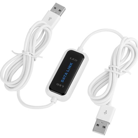 Câble de transfert de données USB 2.0 pour PC et ordinateur portable - Pont de connexion directe (1/5)