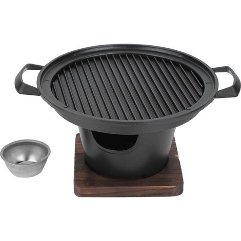Ménage Portable Mini Barbecue sans fumée Grill Poêle à charbon Accessoires de barbecue 26x21x12.5cm (1/5)