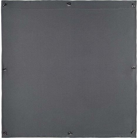 Sonnenschutz-Vorhang mit Saugnapf, Sonnen- und Hitzeschutz, für Dachfenster, 57 x 100 cm, tragbar, grau, Polyester, 96 x 100 cm - Crezuo
