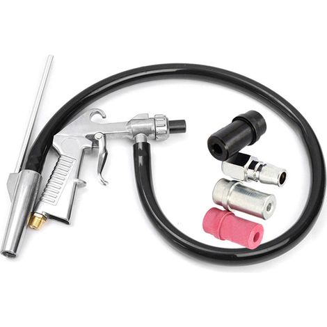 Kit de pistolet de sablage pneumatique portatif avec buse pour la prévention de la rouille. (1/5)