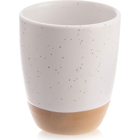 Weiße Keramik-Espressotasse, kleine Kaffeetasse, 90 ml
