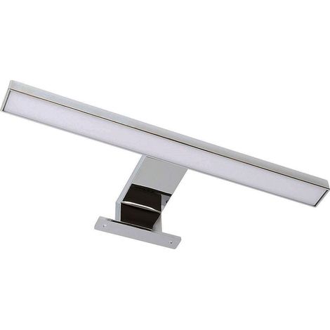 Kibath Aplique Led de baño 30 cm URBAN 8W acabado cromo brillo 4000 K fabricado en ABS