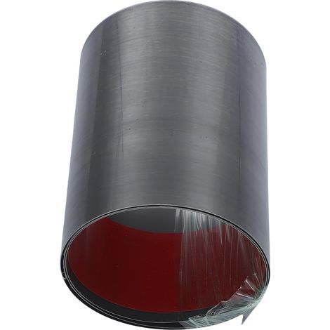 de porte autocollantes en acier inoxydable brossé plaque de