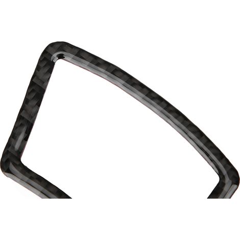 Fahrzeugmodifikation: BMW 5er E60/E61 2004-2010 Armaturenbrett-Lüftungsgitter-Set, echte Kohlefaser (weich), 2-teiliges Set. (1/5)