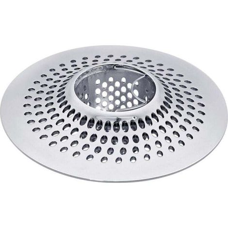 Filtre à cheveux pour baignoire et douche en acier inoxydable-φ11.5cm