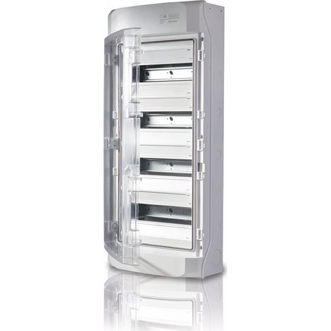 F-TRONIC Petit tableau de distribution Neptun48, AP, IP65, avec système de ventilation, 4 rangées
