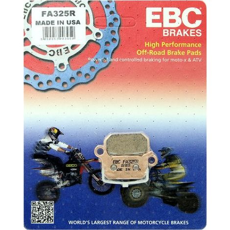 Pastiglie freno EBC FA325R (set per 1 disco) (equivalenti a prox 37.106302) (1/2)