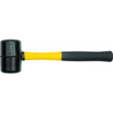 Gummihammer 76mm, Fiberglasstiel, 1200g. (1/4)