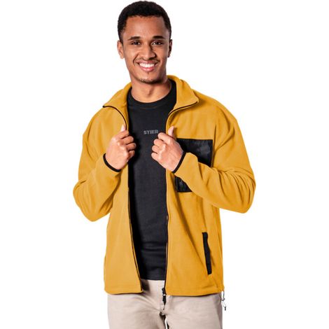 Veste en polaire zippée STIER XXL doré