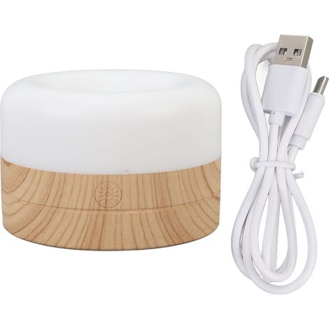 Veilleuse LED RGB tactile avec télécommande et minuterie, sans fil, respectueuse des yeux, batterie 1200 mAh, idéale pour la chambre d'enfant. (1/5)