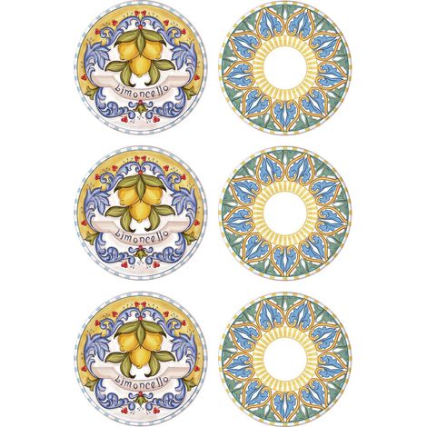 Juego de platos y vajilla Set 19 Cm 100% Cerámico Multicolor (1/4)