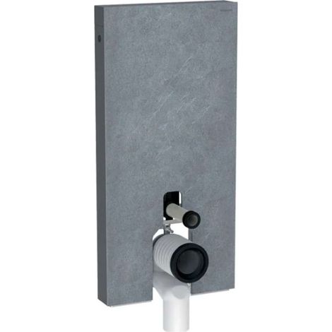 Geberit Monolith - Modulo sanitario per WC a terra, 101 cm, ingresso inferiore, effetto ardesia 131.002.00.5