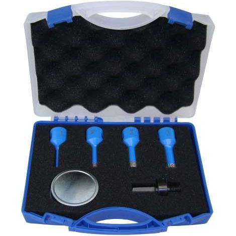Coffret couronne DIAM INDUSTRIES M14 ø 6 - 8 - 10 et 12 mm -Pour foreuse à eau - SX-1100 M14