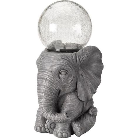 Orbe Elefante resina y cristal (1/3)