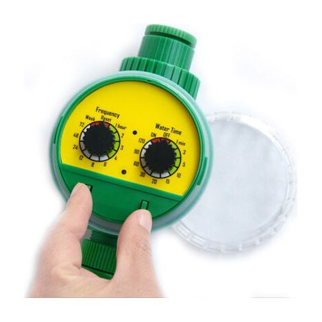 Temporizador de riego, programador de riego exterior, temporizador electrónico automático para manguera de jardín. (1/4)