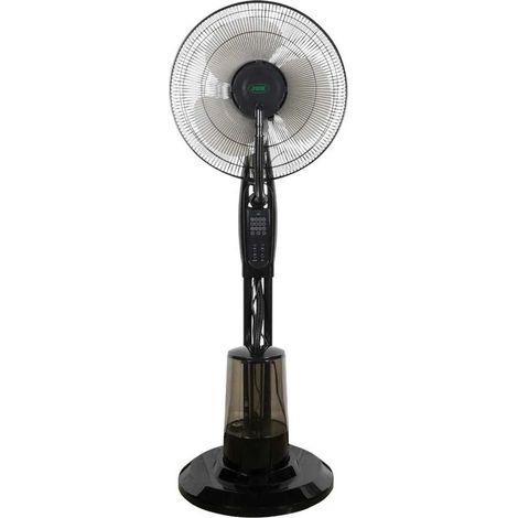 JBM – Ventilateur à brouillard d’eau 54125 – 75 W – Réservoir 3,2 L – 3 vitesses – Minuterie 0,5 à 7,5 h – Moteur en cuivre (1/3)