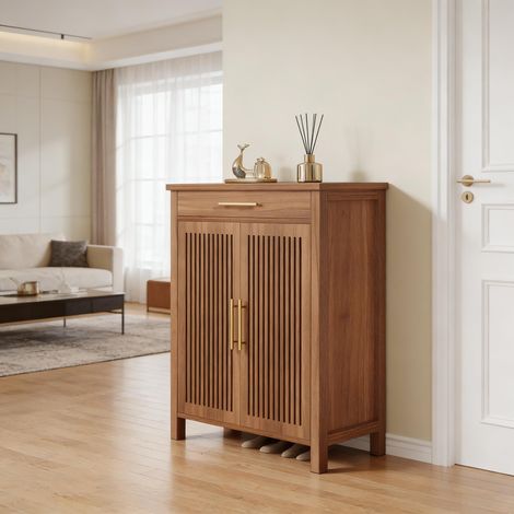 Meuble autoportant 5 niveaux pour chambre ou salle de bain, rangement chaussures