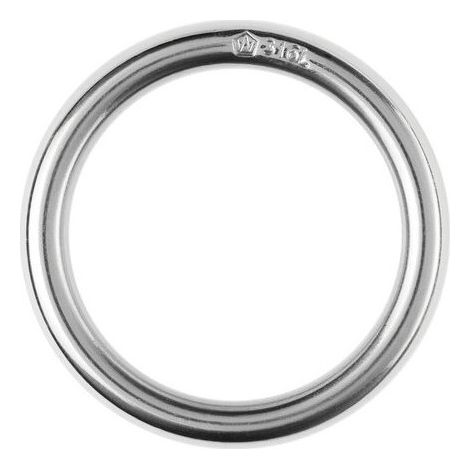 Anneau forgé inox 316L fil Ø5mm Øint 33 C.R 2000kg wichard