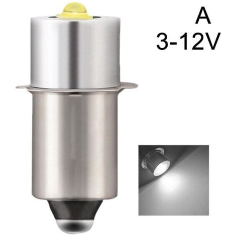 Ampoules LED blanches de remplacement P13.5S DC6V-24V/3-12V pour lampe torche Maglite-FM-AquaForge (1/5)