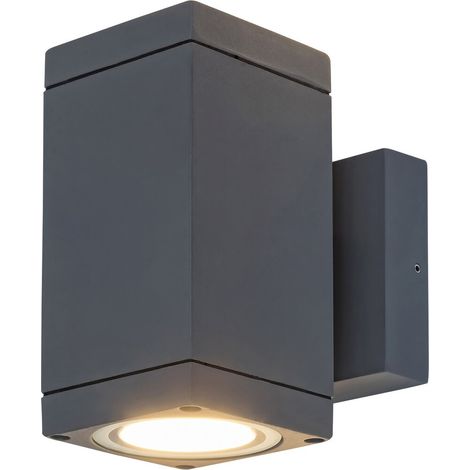 Aplique de exterior minimalista 2xGU10 Buffalo antracita 7888 Rabalux (1/4)