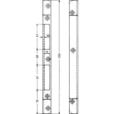 Chiusura Piastra Di Bloccaggio 300 Gloss Nr.17 Galva