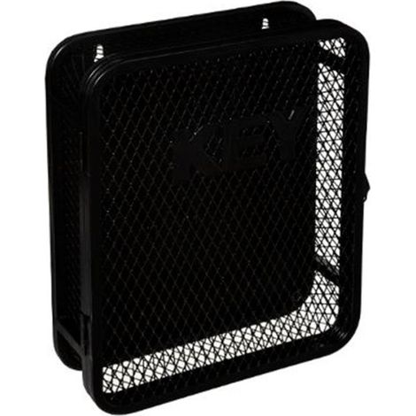 Boîte à Clés en Métal Design "Grillage" 32cm Noir (1/3)