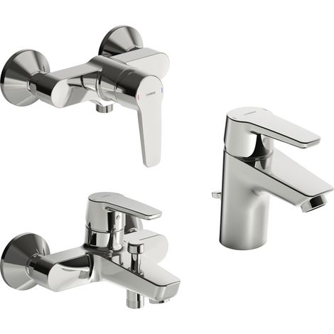 Hansa 46510090 Badezimmer Armaturen Paket HANSAPOLO