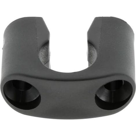 Lacet espagnolette collier en U en plastique noir entraxe 36mm Volet Battant Fenêtre Butée Maintien (1/3)