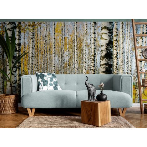 Papier peint foret bouleaux dautomne - 150 x 250 cm (1/2)