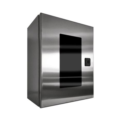 Cassa 600X400X250 Aisi 304 Porta Vetro/Porta Cieca